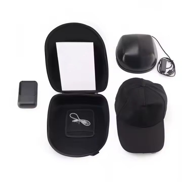 LED-laserkeps med rött ljus